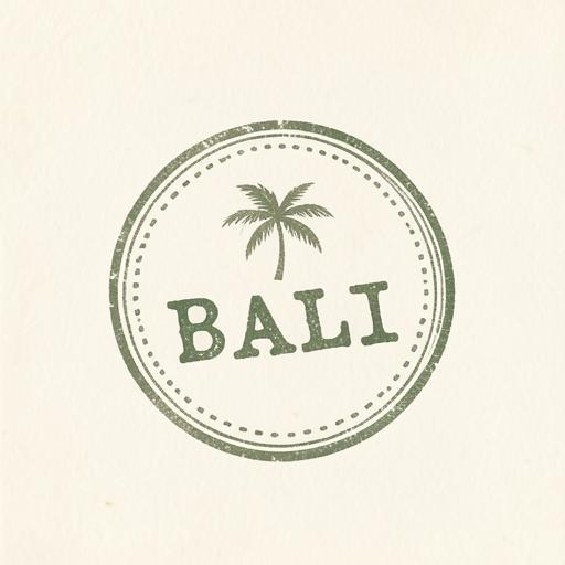 Bali passport stamp